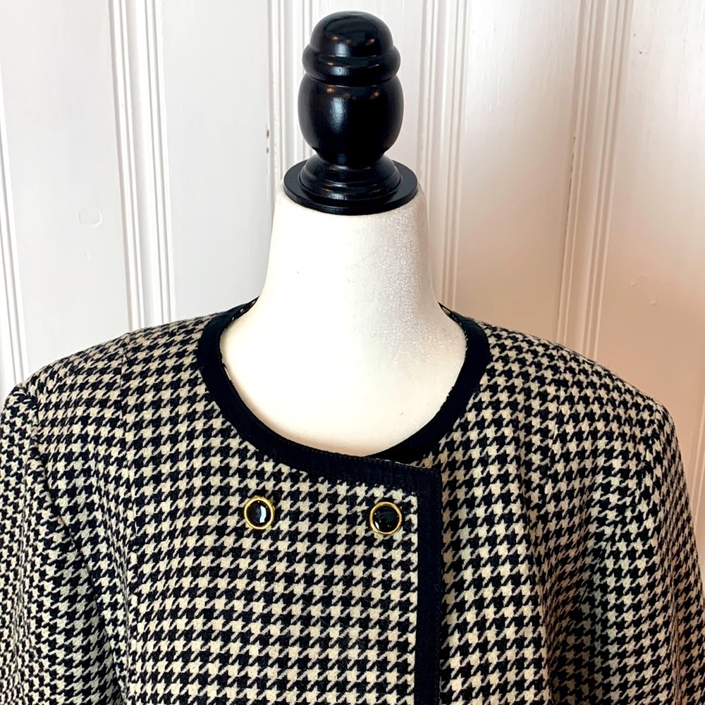 BASLER vintage houndstooth blazer - Picture 2 of 9